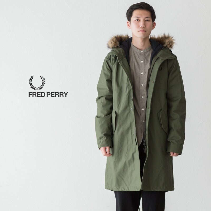 フレッドペリー モッズコート 2023FWモデル FRED PERRY ジップイン
