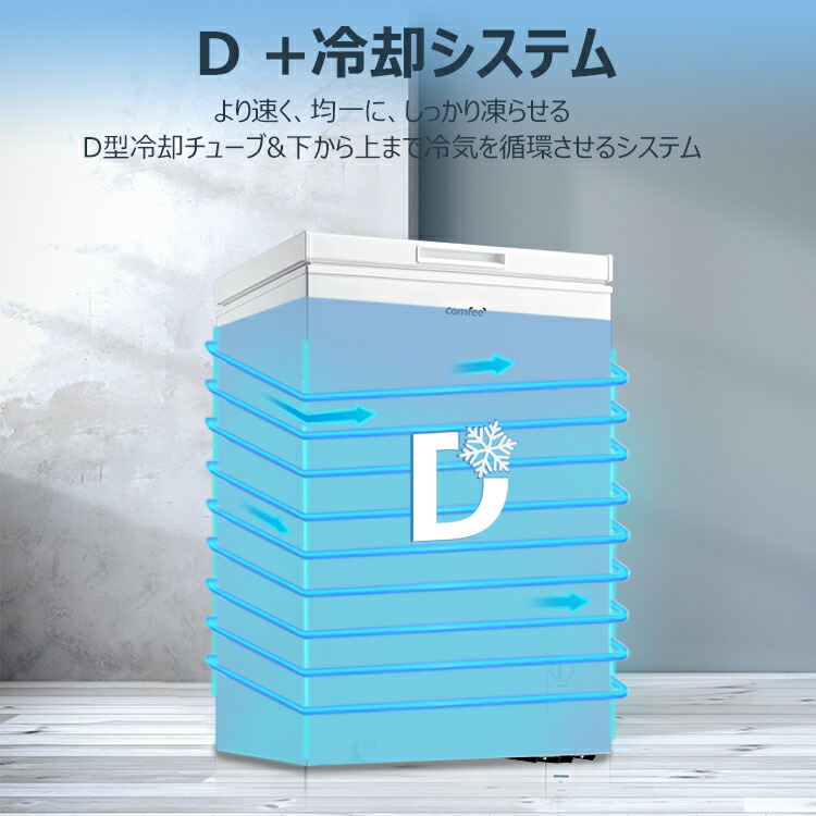 楽天市場】COMFEE' 冷凍庫 上開き 小型 99L/142L/198L 省エネ 節電