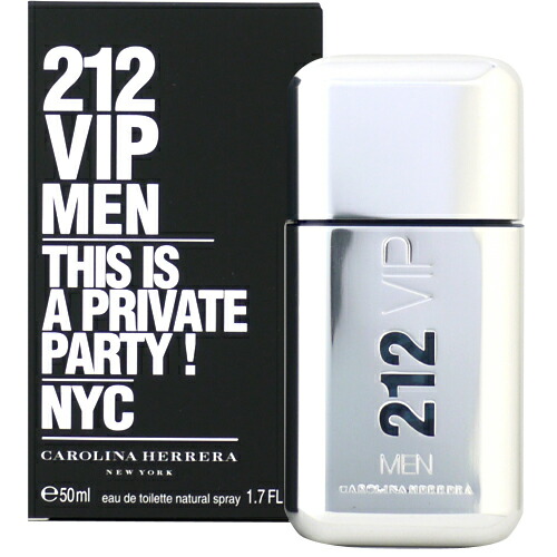 キャロライナヘレラ 212 VIP メン オードトワレ EDT 50mL 【香水