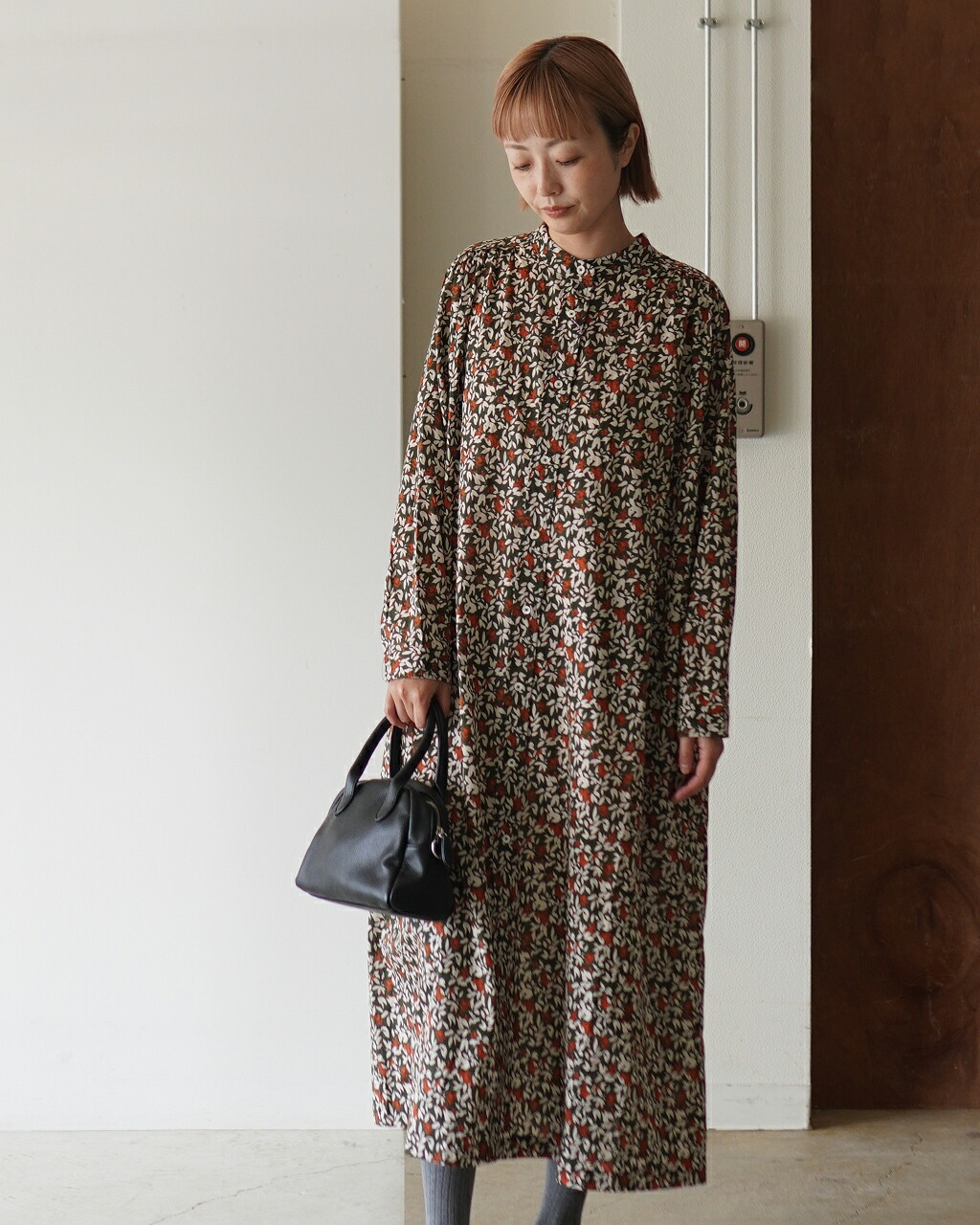 楽天市場】ポンデシャロン PONT DE CHALONS フラワープリント ギャザー