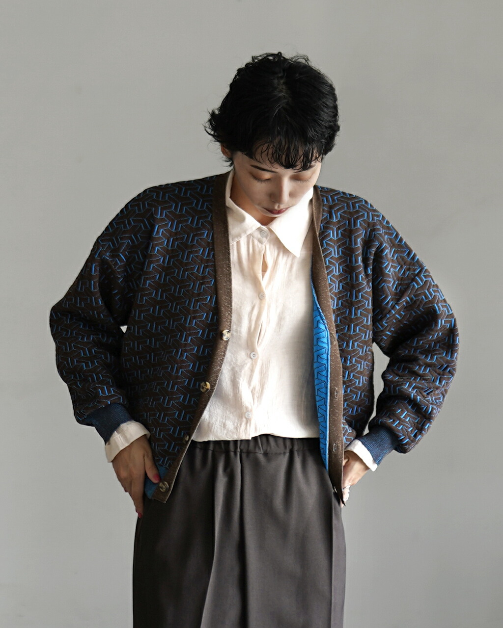 楽天市場】ルメランジュ ルメランジェ LE MELANGE Vネックカーディガン