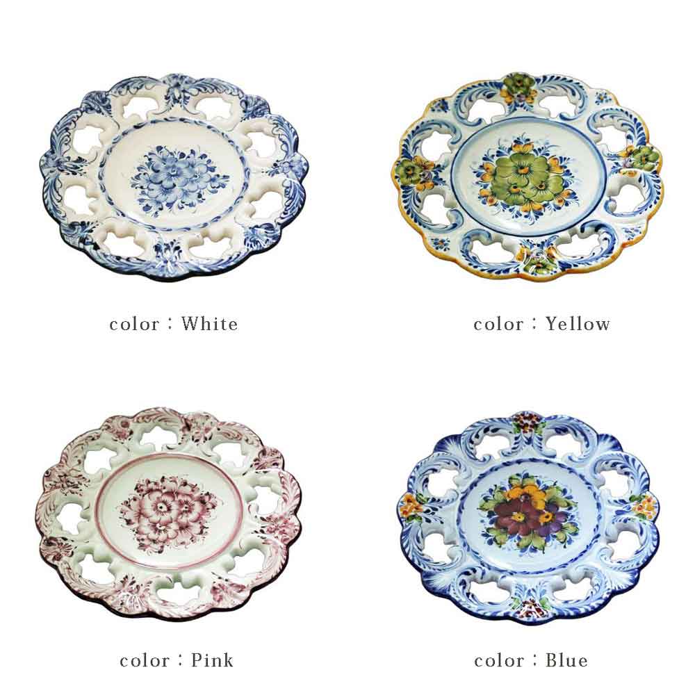 楽天市場】【再入荷】ポルトガル製 飾り皿 絵皿 壁掛け 陶器 プレート