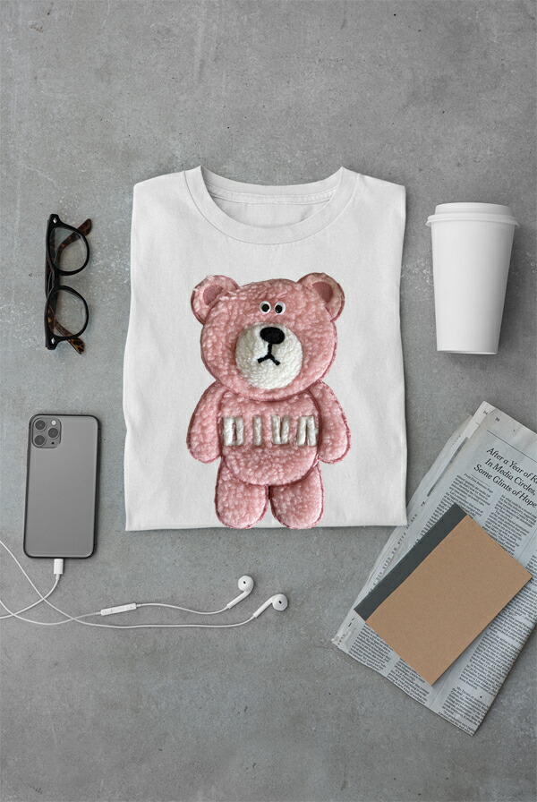 楽天市場】キャラ目くま もこもこ ぷくぷく ふわふわ ワッペン クマ