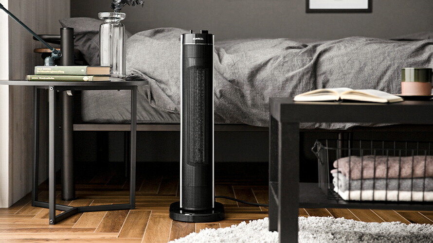 SUNRIZE タワー型セラミックファンヒーター | NATURAL SLEEP LABO