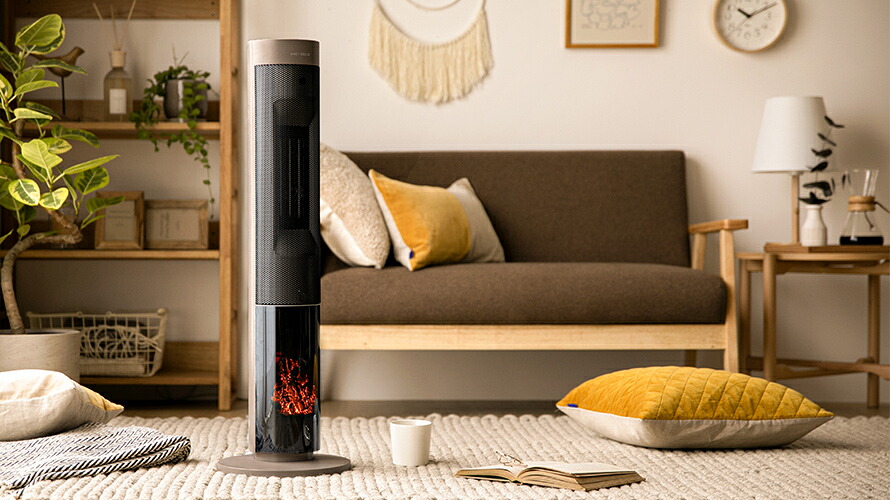 楽天市場】ヒーター 暖炉調 セラミックヒーター セラミックファン