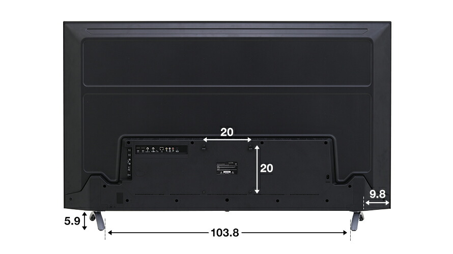4Kフレームレステレビ 65v型 SUNRIZE | モダンデコ
