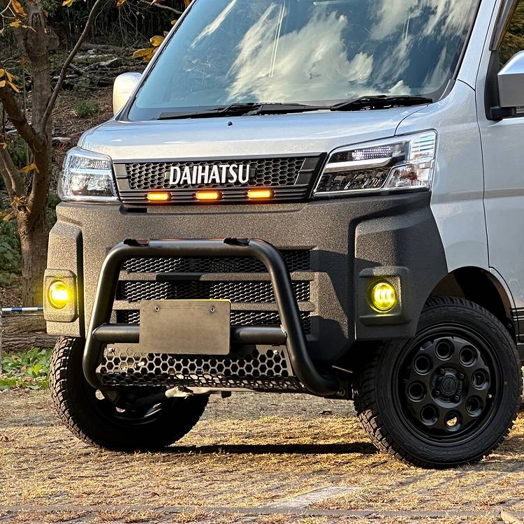 楽天市場】ハイゼットカーゴ S321 S331 後期 フロントバンパー