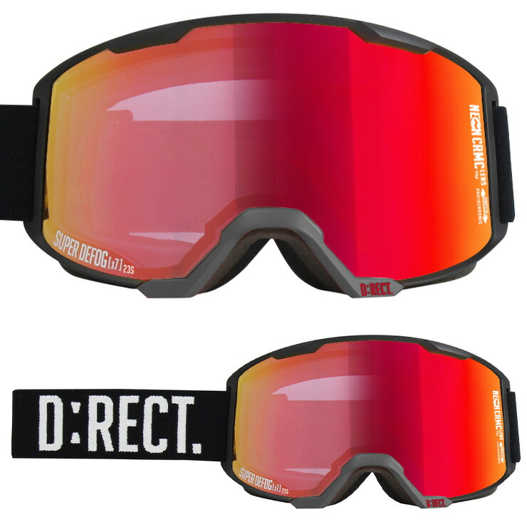 D:RECT ディレクト スノーボード ゴーグル BUGGY:2 カラー：Mat BLACK