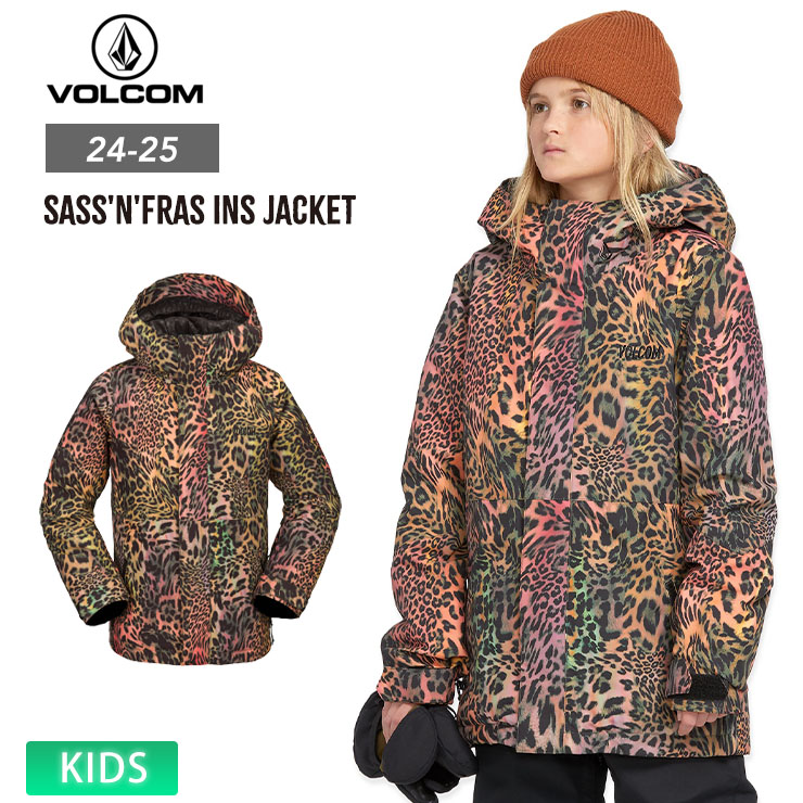 24-25 VOLCOM ボルコム スノーボード ウェア キッズ VOLCOM SASS'N