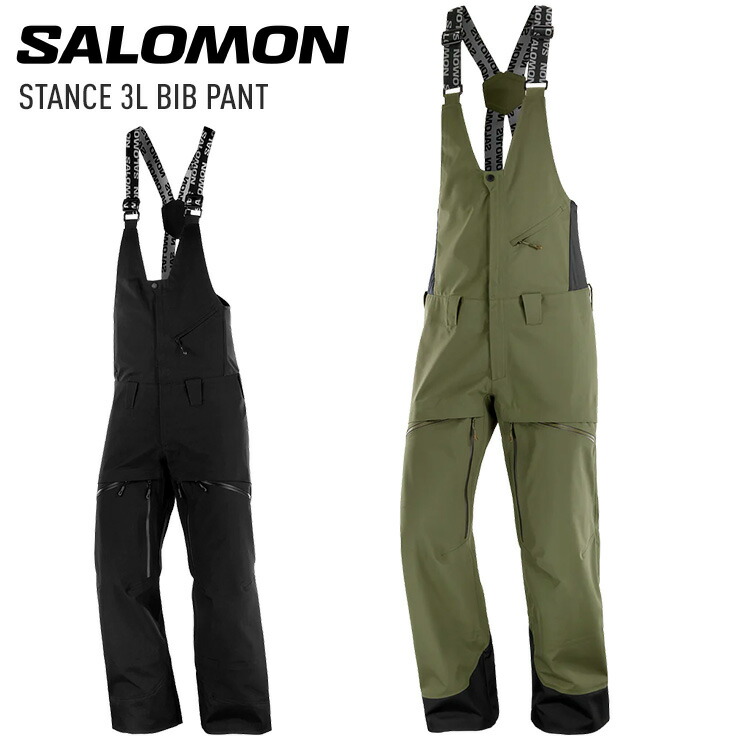 23-24 SALOMON サロモン STANCE 3L BIB PANT M スタンス ビブパンツ