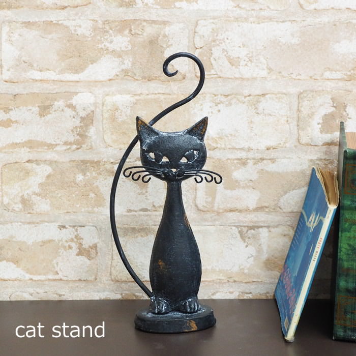 楽天市場】【あす楽】 置物 キャットスタンド 6273 村田屋産業