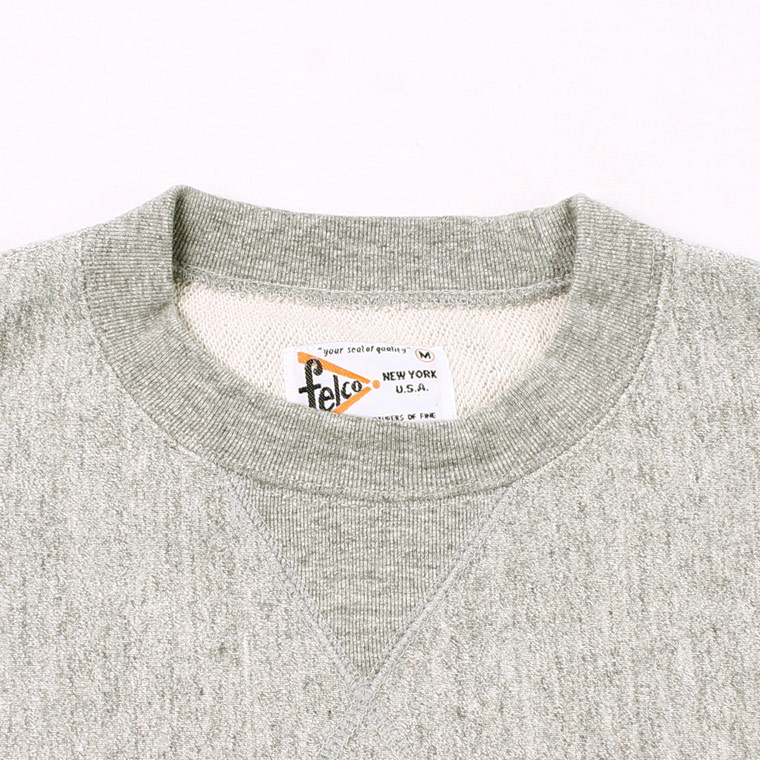 楽天市場】FELCO (フェルコ) L/S INVERSE WEAVE V GUSSET SWEAT 12oz