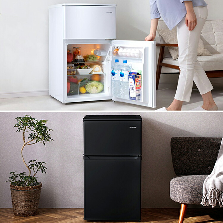 楽天市場】冷蔵庫 一人暮らし 小型 ひとり暮らし 90L アイリスオーヤマ