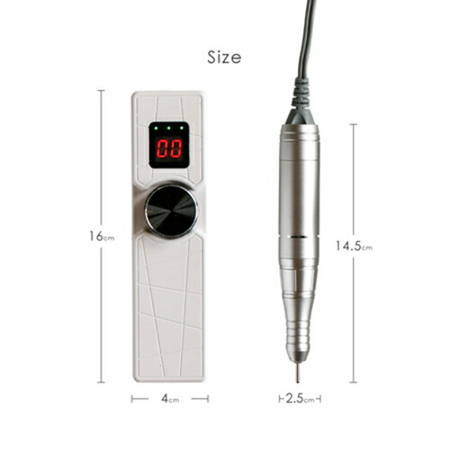 楽天市場】ボンネイル Bonnail ポータブルネイルマシーン ホワイト 1年