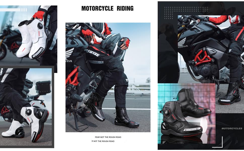 楽天市場】バイクシューズ バイク用ブーツ メンズ ライディング