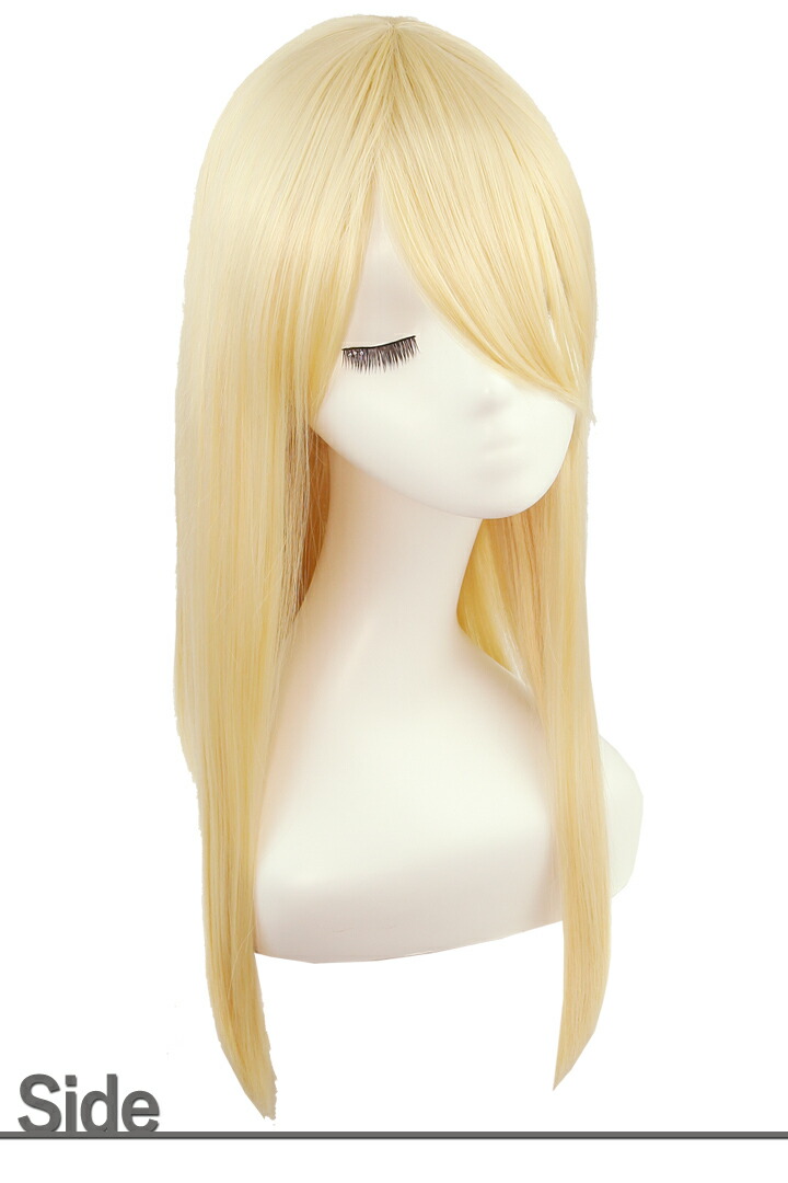NEW】コスプレウィッグ（ライトロング）【ペールゴールド(MX-002)】