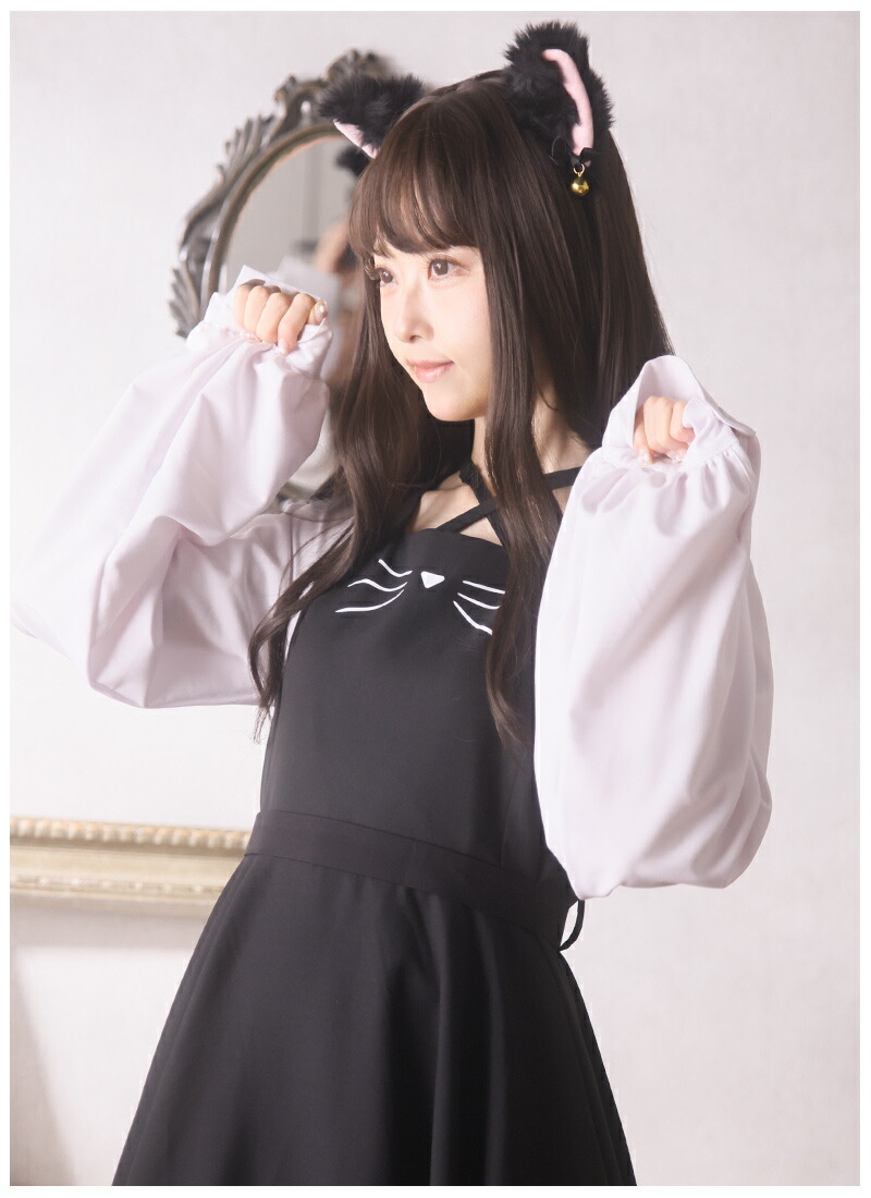 楽天市場】【最短即日出荷】シンプル全円黒猫ワンピース|Favorite