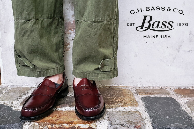 楽天市場】G.H.BASS ジーエイチバス LOGAN ローガン MOC PENNY LOAFER