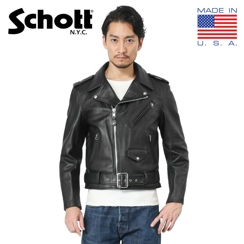 楽天市場】Schott ショット 7209 103US レザートラッカージャケット