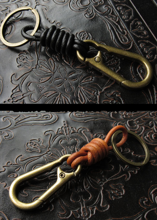 楽天市場】革紐 カラビナ ナスカン おしゃれ キーホルダー