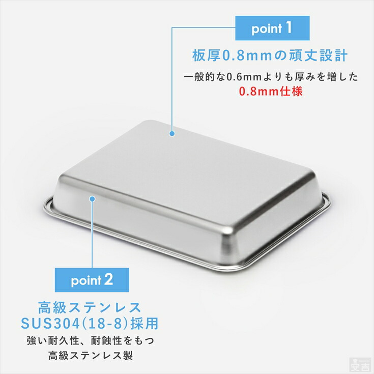 楽天市場】ステンレスバット 網セット 深型 (10枚取サイズ)【業務用