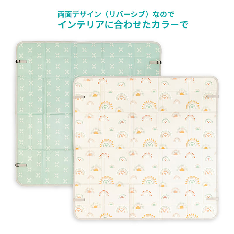 楽天市場】折りたたみ式 プレイマット コンパクト 軽量 147x147cm