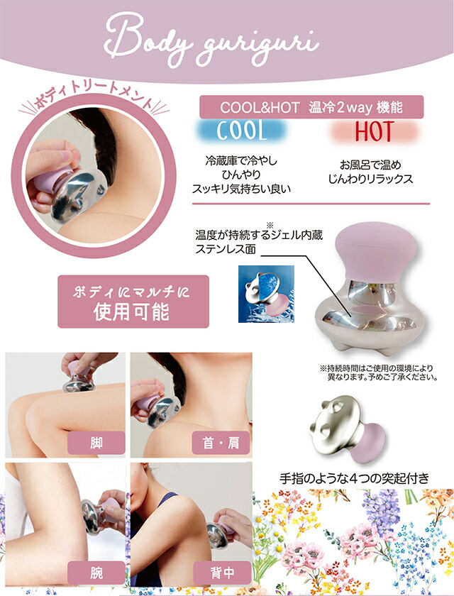 楽天市場】ボディカッサ ツボ押し ほんやら堂 HOT&COOL ぐりぐり