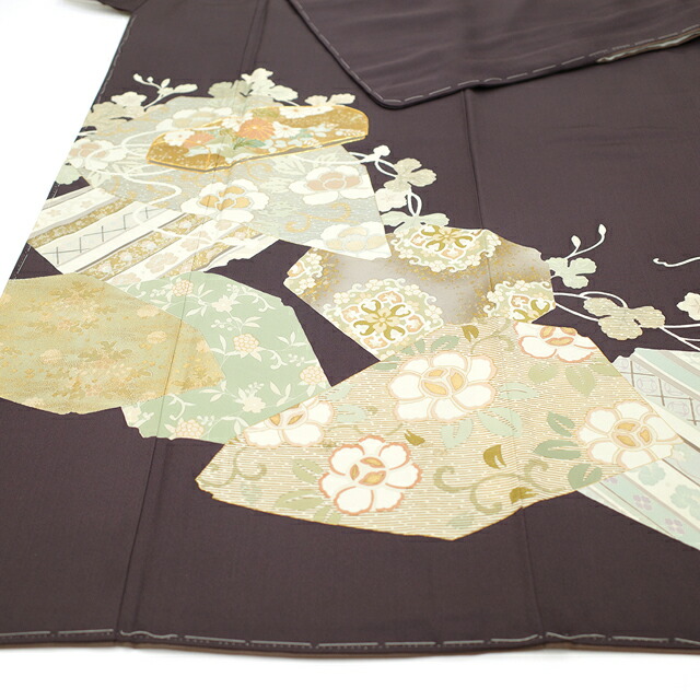 楽天市場】【新古品】 色留袖 着物 正絹 袷 プレタ 作家物 金駒刺繍