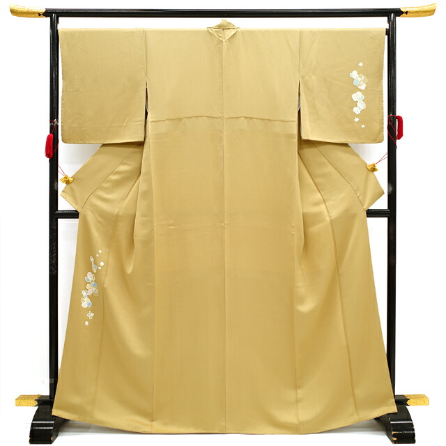 楽天市場】【中古】 付下げ リサイクル 着物 正絹 袷 金彩加工 本加工