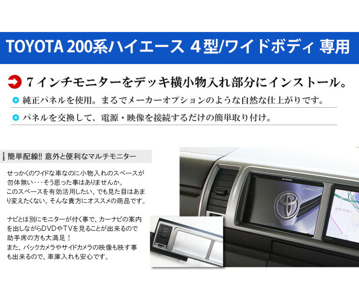 楽天市場】トヨタ 200系ハイエース（4型/5型/6型/7型/8型）ワイド