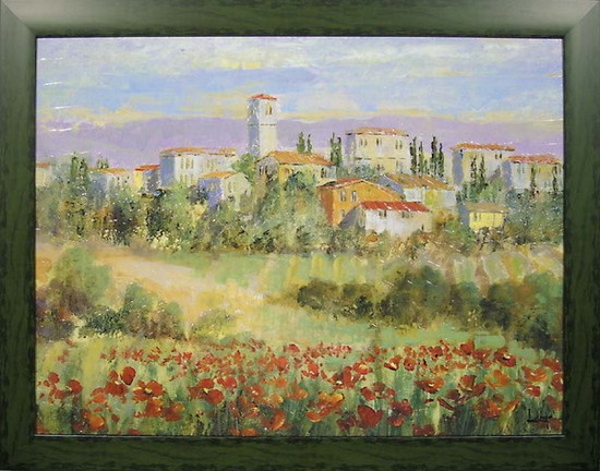 楽天市場】絵画 ロンゴ パティオ ガーデン1/インテリア 額入り 額装込