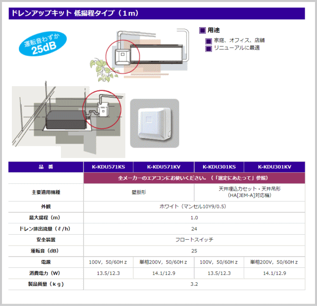 K-KDU571KV（K-KDU571HVの後継モデル） [代引決済不可][ルームエアコン