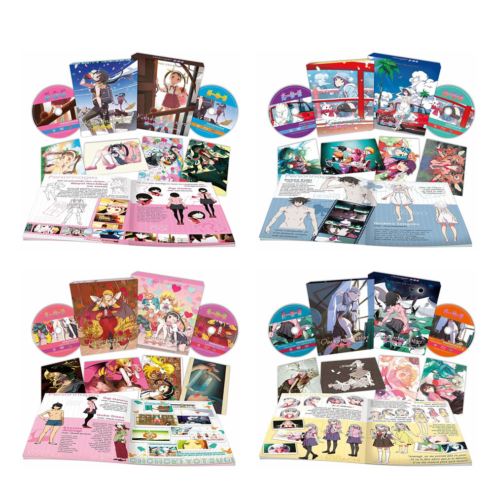 楽天市場】物語シリーズ DVD+Blu-Ray アニメ セット (猫物語, 黒,白,傾