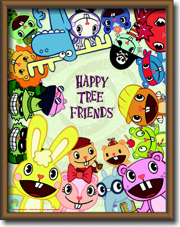 ヤマダモール | ハッピーツリーフレンズのイラストフレーム！可愛い