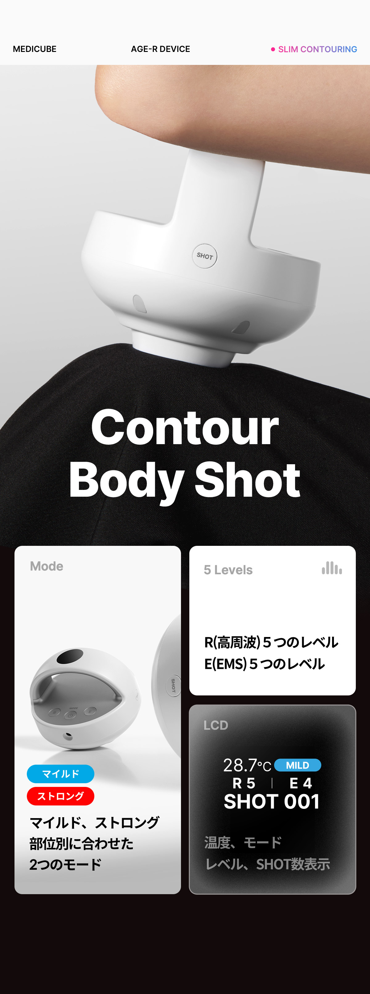 楽天市場】【公式正品】AGE-R ボディショット（ メディキューブ