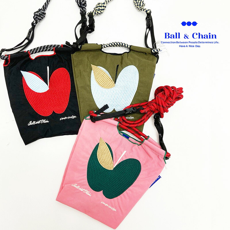 JUNTE ボール＆チェーン ショッピングバッグ サコッシュ 2点セット JUNTE ボール＆チェーン ショッピングバッグ サコッシュ 2点セット