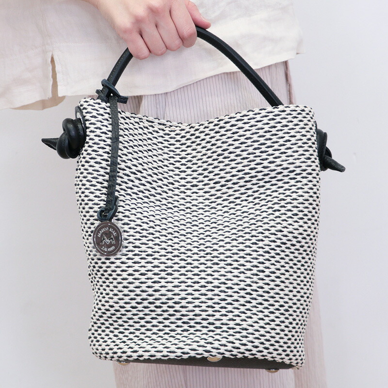 アプト別注】MARCO MASI マルコマージ 3585 バケツ型 ラフィアライク