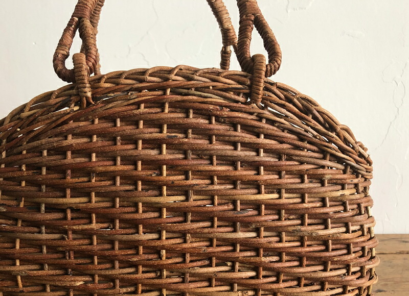 楽天市場】松野屋 あけび シェル手提げかご 青森県の 良質なあけびの蔓