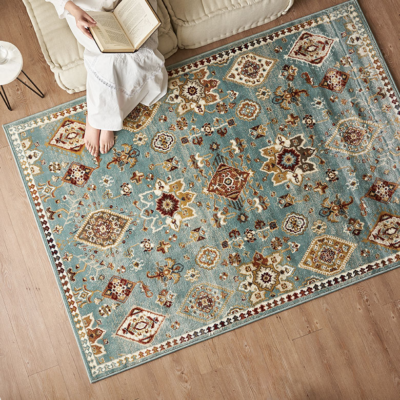 楽天市場】ラグ ラグマット ウィルトン織 クラシック 柄 エジプト製 約