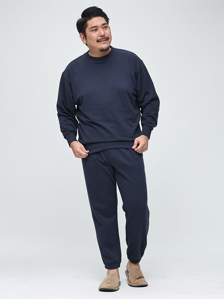 楽天市場】大きいサイズ スウェット上下セットメンズ パジャマ ルーム