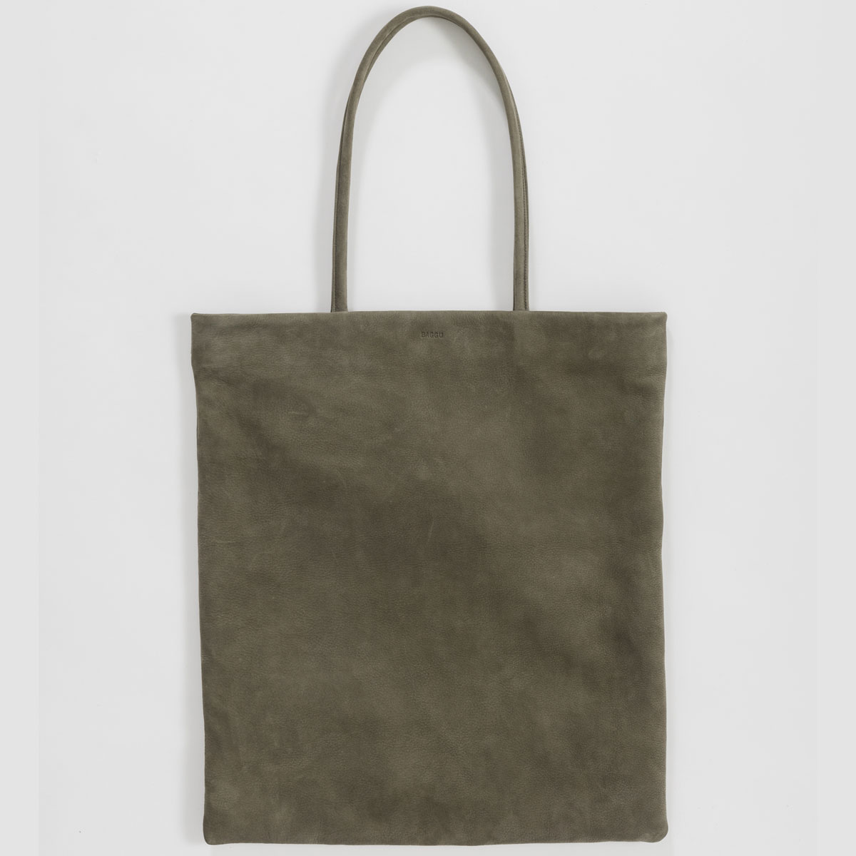 楽天市場】トートバッグ BAGGU LEATHER FLAT TOTE レザートートバッグ