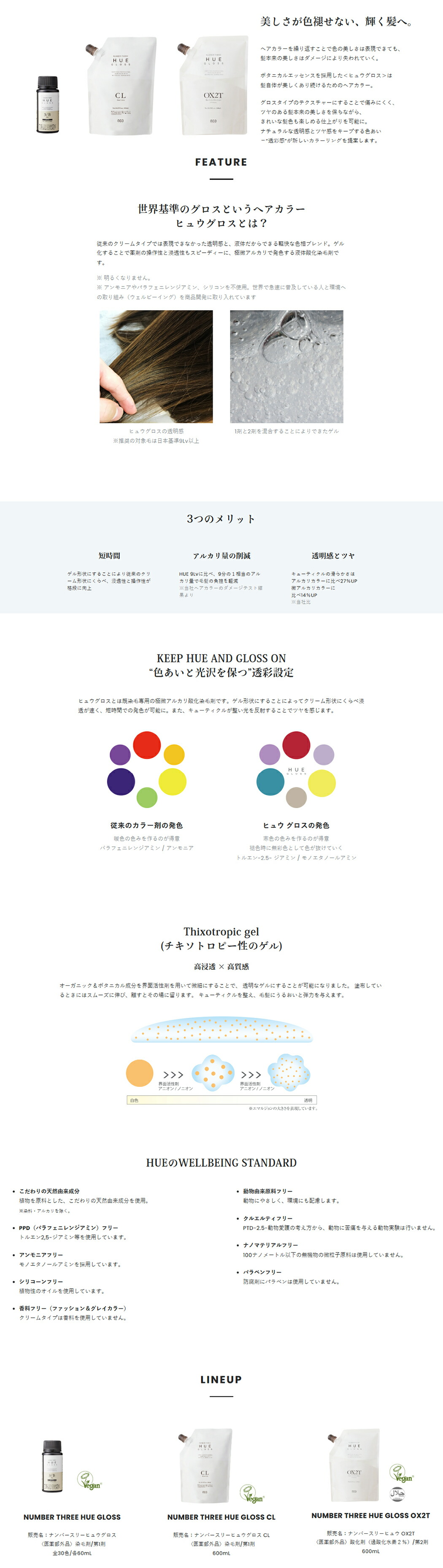 楽天市場】ナンバースリー ヒュウ グロス 6/C 60ml(no3 HUE GLOSS 医薬