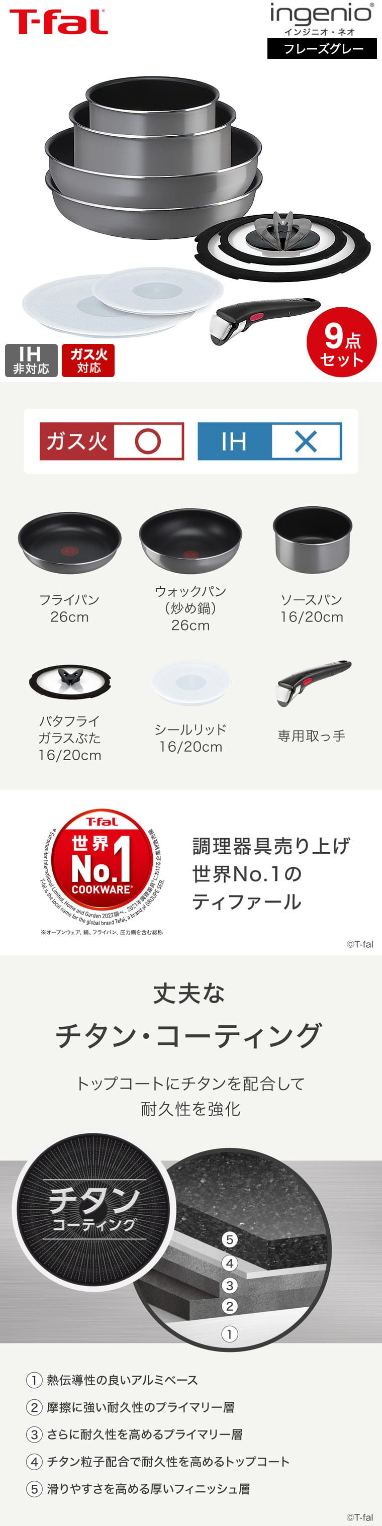 楽天市場】【限定カラー】ティファール T-fal インジニオ・ネオ