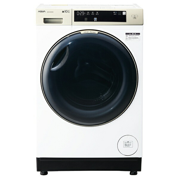 楽天ビック｜AQUA｜アクア ドラム式洗濯乾燥機 ホワイト AQW-DM10R-R(W