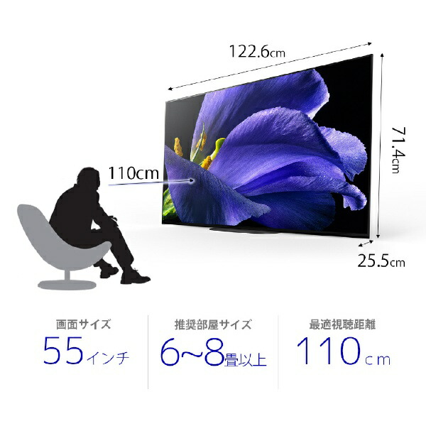 楽天ビック｜ソニー｜SONY 有機ELテレビ BRAVIA(ブラビア) KJ-55A9G