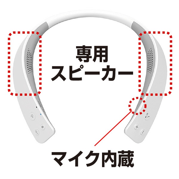 楽天ビック｜Panasonic｜パナソニック ネックスピーカー ホワイト SC