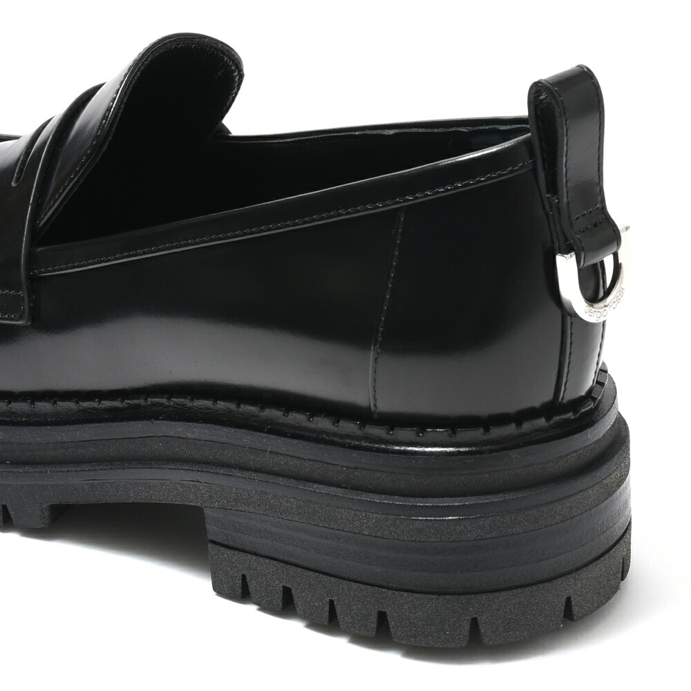 Sergio Rossi(セルジオ ロッシ)SR JOAN ブラッシュドレザー ローファー