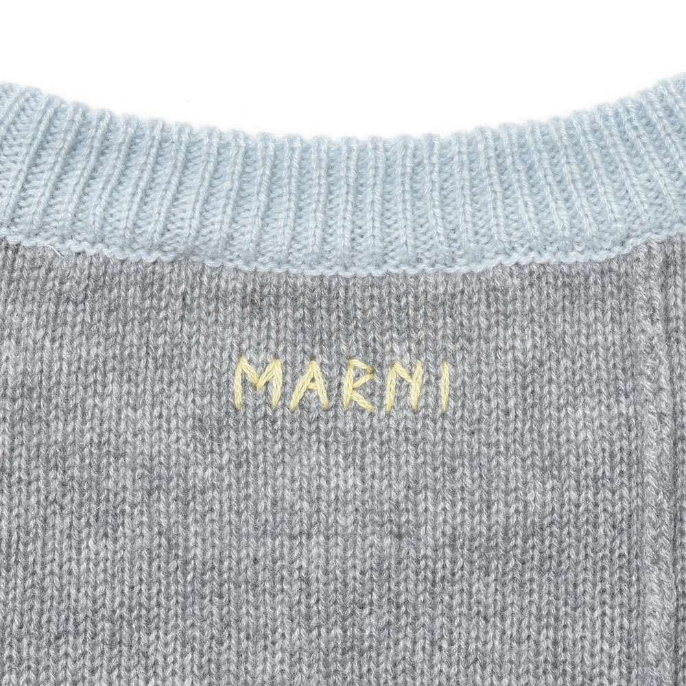 MARNI(マルニ)GCMD0504Q0/UFX385 カラーブロック カシミア製ニット