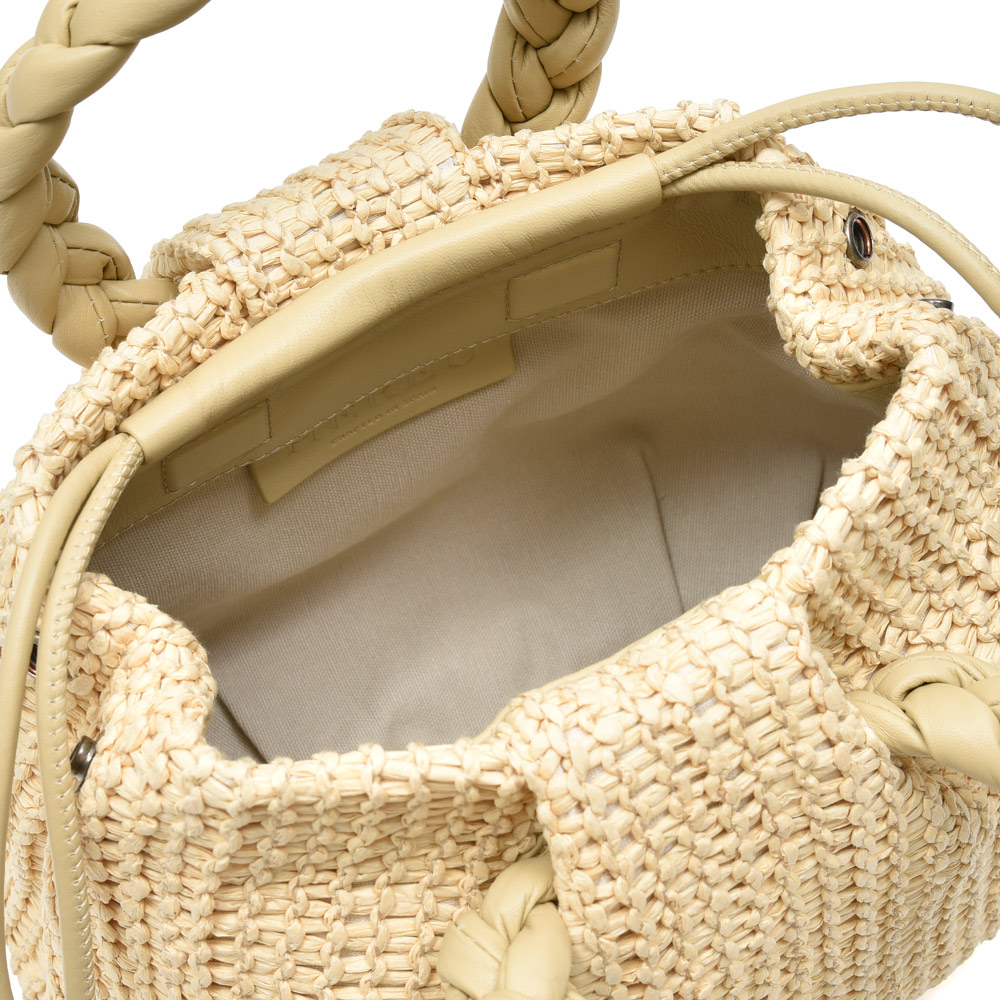 HEREU（へリュー）HE2518001400 ボンボンMラフィア クロスボディバッグ