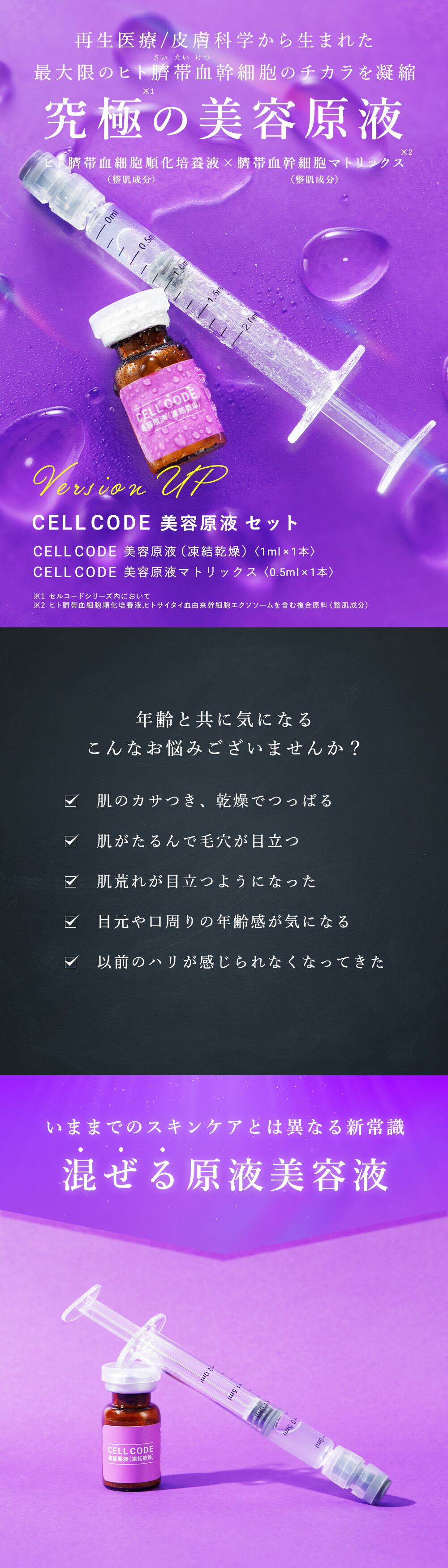 楽天市場】ヒト幹細胞 エクソソーム 原液 美容液 【セルコード 美容